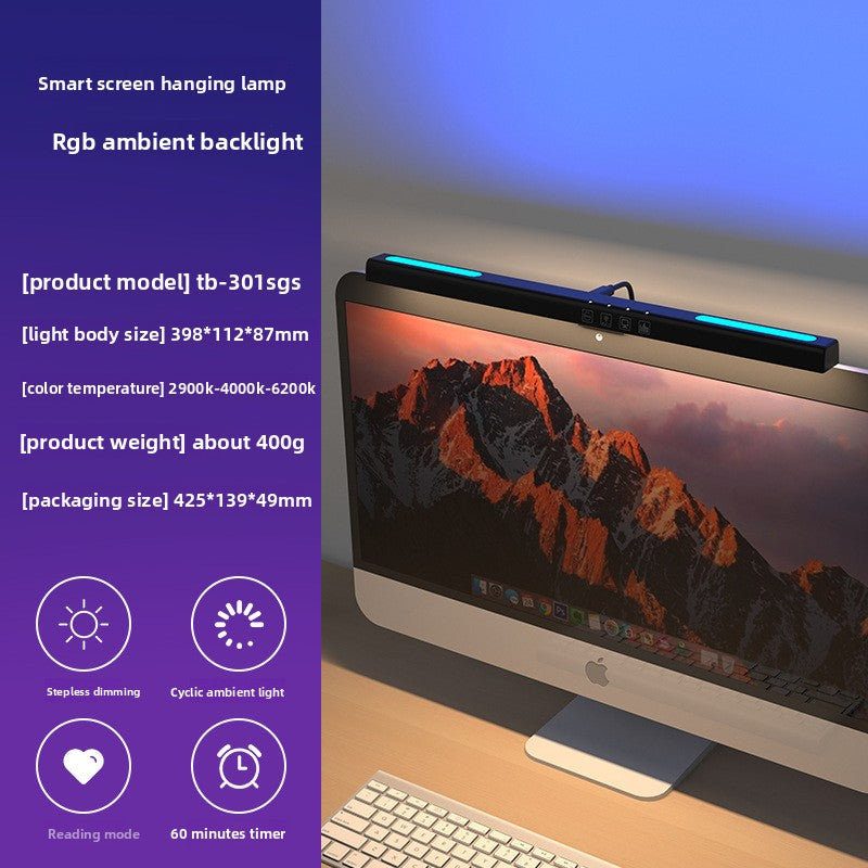 Adjustable LED Monitor Light with Remote Control